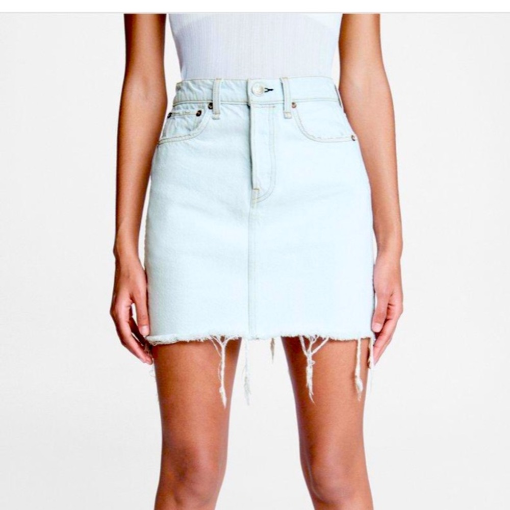 rag & bone denim miniskirt NWT - Picture 2 of 11